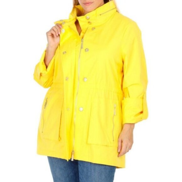 Nikki Jones Honey Gold Scarlet Raincoat Plus Sizes 🆕⌚🏃FAST⚡💨🚚